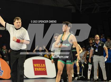 Thumbnail 1 in Uwharrie Charter vs Avery County (NCHSAA 1A Dual Team State Championships) photogallery.
