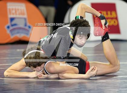 Thumbnail 2 in Uwharrie Charter vs Avery County (NCHSAA 1A Dual Team State Championships) photogallery.