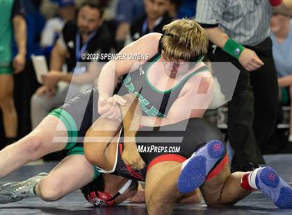 Thumbnail 3 in Uwharrie Charter vs Avery County (NCHSAA 1A Dual Team State Championships) photogallery.