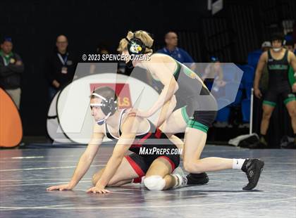 Thumbnail 2 in Uwharrie Charter vs Avery County (NCHSAA 1A Dual Team State Championships) photogallery.