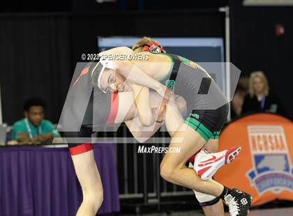 Thumbnail 3 in Uwharrie Charter vs Avery County (NCHSAA 1A Dual Team State Championships) photogallery.