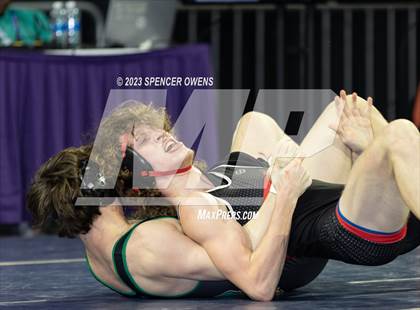 Thumbnail 3 in Uwharrie Charter vs Avery County (NCHSAA 1A Dual Team State Championships) photogallery.