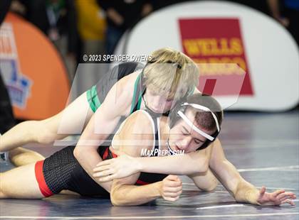Thumbnail 3 in Uwharrie Charter vs Avery County (NCHSAA 1A Dual Team State Championships) photogallery.