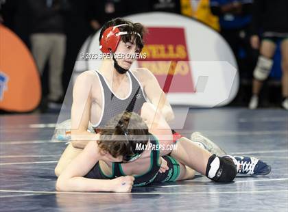 Thumbnail 2 in Uwharrie Charter vs Avery County (NCHSAA 1A Dual Team State Championships) photogallery.