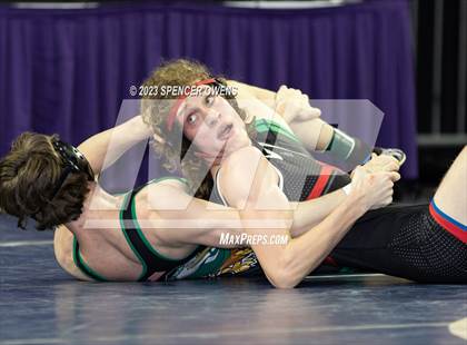 Thumbnail 2 in Uwharrie Charter vs Avery County (NCHSAA 1A Dual Team State Championships) photogallery.