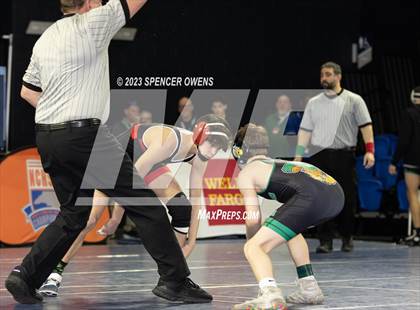 Thumbnail 2 in Uwharrie Charter vs Avery County (NCHSAA 1A Dual Team State Championships) photogallery.