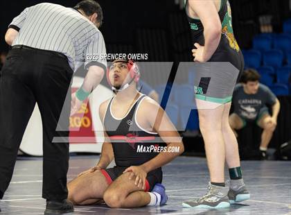 Thumbnail 1 in Uwharrie Charter vs Avery County (NCHSAA 1A Dual Team State Championships) photogallery.