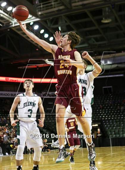 Thumbnail 2 in Fleming vs. Shining Mountain (CHSAA 1A Final) photogallery.