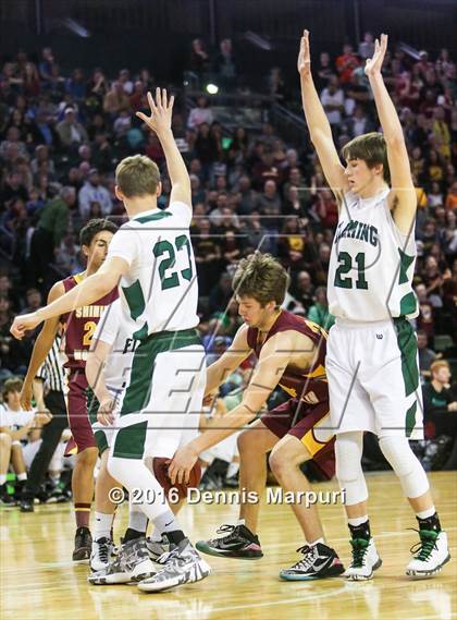 Thumbnail 2 in Fleming vs. Shining Mountain (CHSAA 1A Final) photogallery.