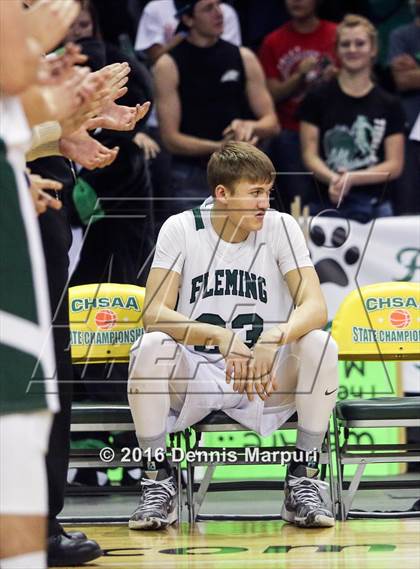 Thumbnail 3 in Fleming vs. Shining Mountain (CHSAA 1A Final) photogallery.