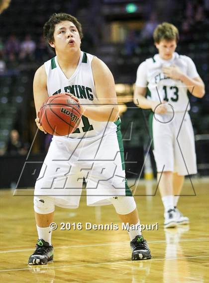 Thumbnail 3 in Fleming vs. Shining Mountain (CHSAA 1A Final) photogallery.