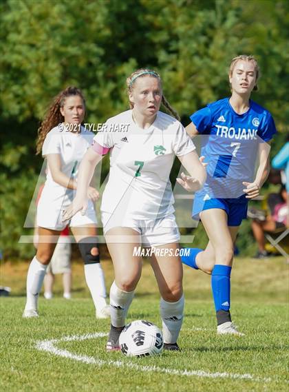 Thumbnail 2 in Indianapolis Bishop Chatard vs. Lawrence North (Plainfield Invite Game #1) photogallery.