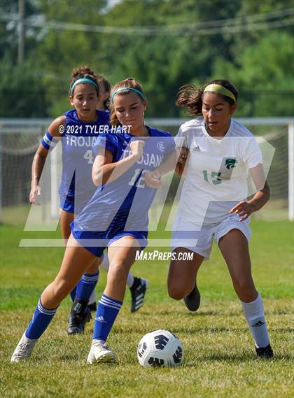 Thumbnail 2 in Indianapolis Bishop Chatard vs. Lawrence North (Plainfield Invite Game #1) photogallery.