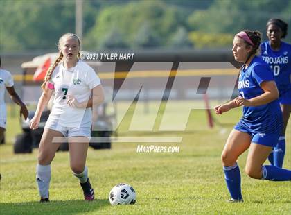 Thumbnail 2 in Indianapolis Bishop Chatard vs. Lawrence North (Plainfield Invite Game #1) photogallery.