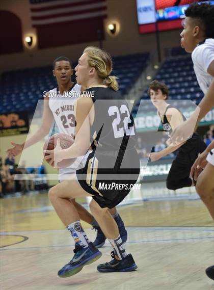 Thumbnail 1 in Sage Creek vs. Mount Miguel (CIF San Diego Division III Final) photogallery.
