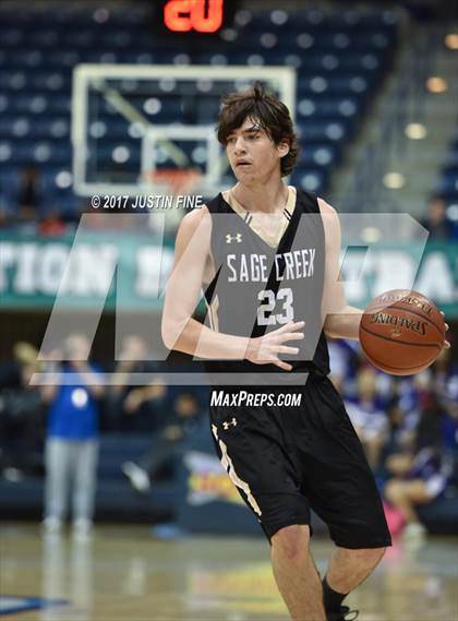 Thumbnail 2 in Sage Creek vs. Mount Miguel (CIF San Diego Division III Final) photogallery.