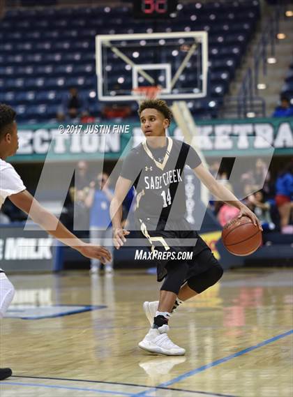 Thumbnail 2 in Sage Creek vs. Mount Miguel (CIF San Diego Division III Final) photogallery.