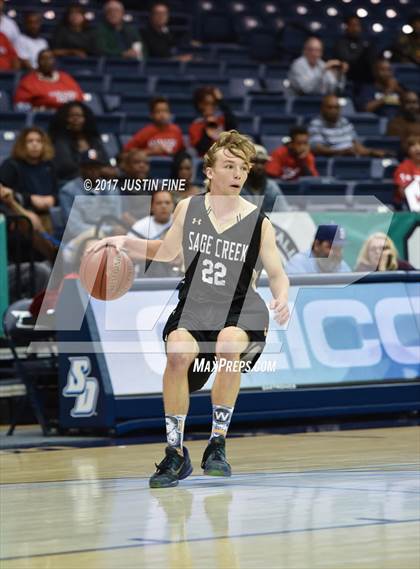 Thumbnail 2 in Sage Creek vs. Mount Miguel (CIF San Diego Division III Final) photogallery.
