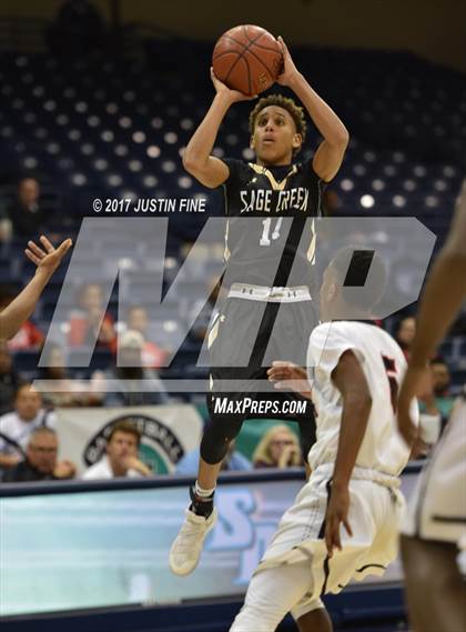 Thumbnail 3 in Sage Creek vs. Mount Miguel (CIF San Diego Division III Final) photogallery.