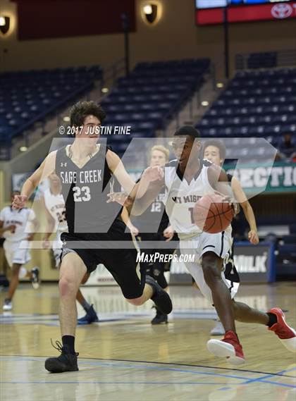 Thumbnail 3 in Sage Creek vs. Mount Miguel (CIF San Diego Division III Final) photogallery.