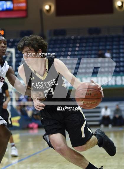 Thumbnail 2 in Sage Creek vs. Mount Miguel (CIF San Diego Division III Final) photogallery.