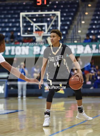 Thumbnail 3 in Sage Creek vs. Mount Miguel (CIF San Diego Division III Final) photogallery.