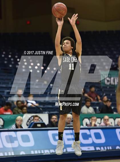 Thumbnail 1 in Sage Creek vs. Mount Miguel (CIF San Diego Division III Final) photogallery.