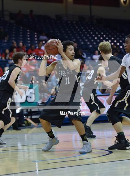 Thumbnail 1 in Sage Creek vs. Mount Miguel (CIF San Diego Division III Final) photogallery.