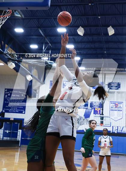Thumbnail 3 in Liberty vs. Reedy (UIL 5A Girls Basketball Regional Quarterfinal) photogallery.