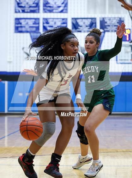 Thumbnail 1 in Liberty vs. Reedy (UIL 5A Girls Basketball Regional Quarterfinal) photogallery.