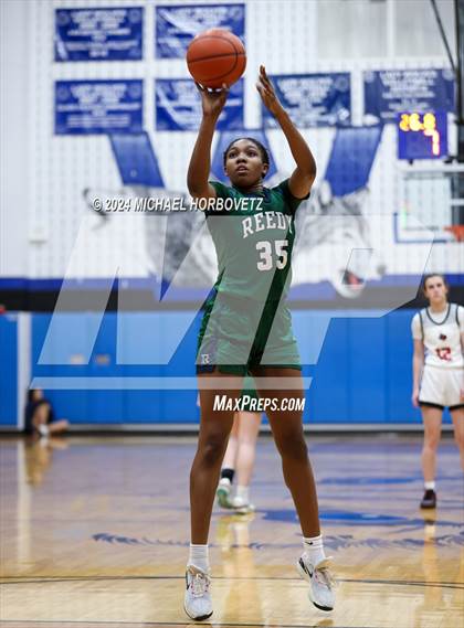 Thumbnail 3 in Liberty vs. Reedy (UIL 5A Girls Basketball Regional Quarterfinal) photogallery.