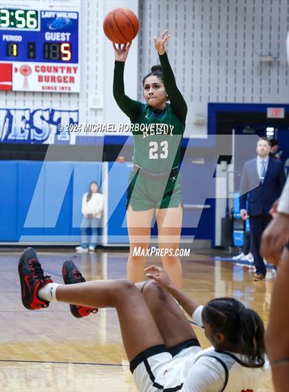 Thumbnail 1 in Liberty vs. Reedy (UIL 5A Girls Basketball Regional Quarterfinal) photogallery.