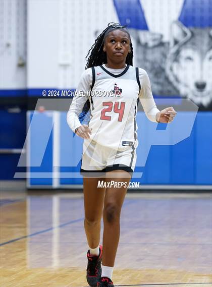 Thumbnail 3 in Liberty vs. Reedy (UIL 5A Girls Basketball Regional Quarterfinal) photogallery.