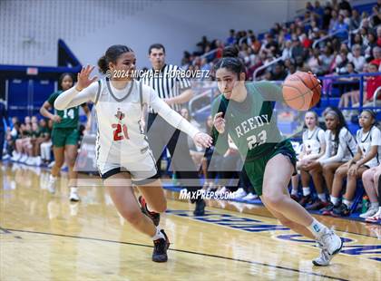 Thumbnail 3 in Liberty vs. Reedy (UIL 5A Girls Basketball Regional Quarterfinal) photogallery.