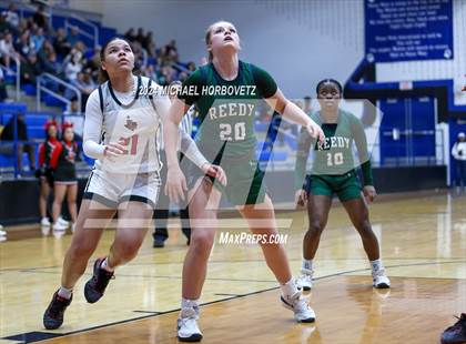 Thumbnail 3 in Liberty vs. Reedy (UIL 5A Girls Basketball Regional Quarterfinal) photogallery.