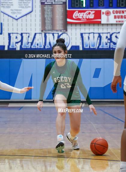 Thumbnail 1 in Liberty vs. Reedy (UIL 5A Girls Basketball Regional Quarterfinal) photogallery.