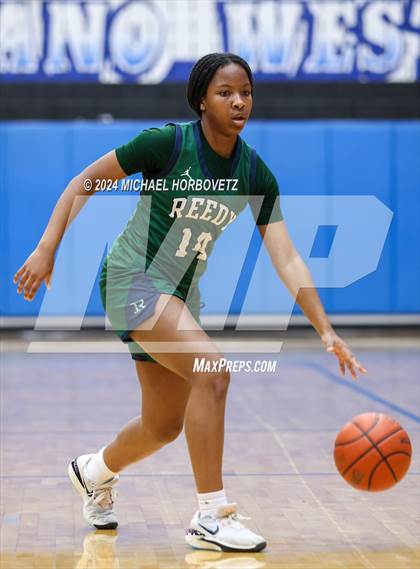 Thumbnail 3 in Liberty vs. Reedy (UIL 5A Girls Basketball Regional Quarterfinal) photogallery.