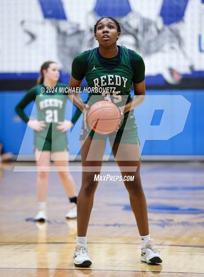 Thumbnail 2 in Liberty vs. Reedy (UIL 5A Girls Basketball Regional Quarterfinal) photogallery.