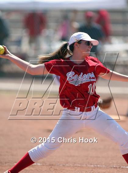 Thumbnail 3 in Tucson High Magnet School vs. Nogales (Tucson Badger Invitational) photogallery.