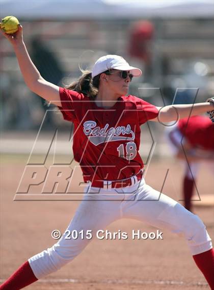 Thumbnail 3 in Tucson High Magnet School vs. Nogales (Tucson Badger Invitational) photogallery.