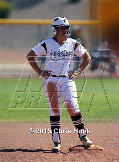 Thumbnail 3 in Tucson High Magnet School vs. Nogales (Tucson Badger Invitational) photogallery.