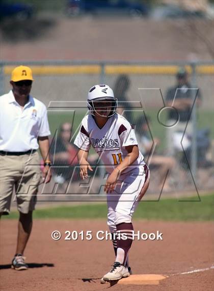 Thumbnail 3 in Tucson High Magnet School vs. Nogales (Tucson Badger Invitational) photogallery.