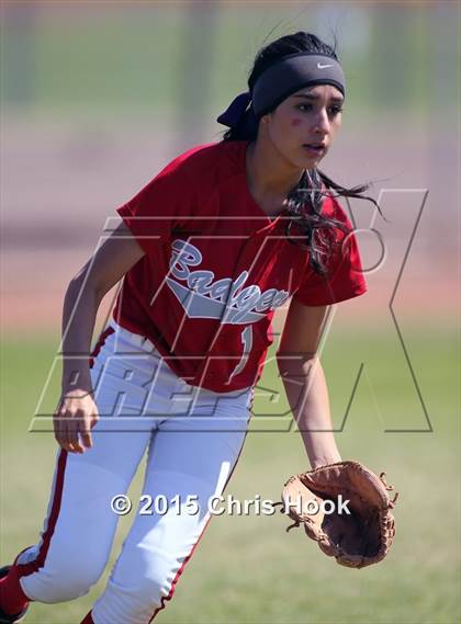 Thumbnail 3 in Tucson High Magnet School vs. Nogales (Tucson Badger Invitational) photogallery.