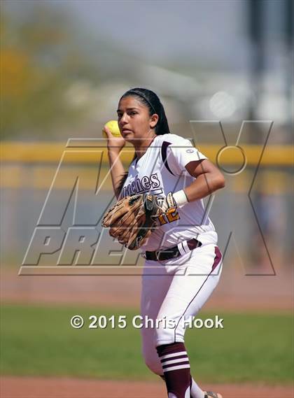 Thumbnail 3 in Tucson High Magnet School vs. Nogales (Tucson Badger Invitational) photogallery.
