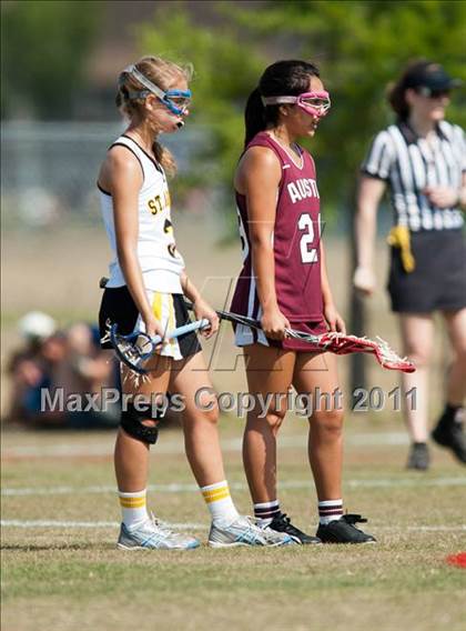 Thumbnail 1 in St. Agnes Academy v Austin (D2 TGHSLL State Quarterfinal) photogallery.