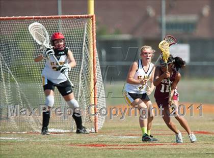 Thumbnail 1 in St. Agnes Academy v Austin (D2 TGHSLL State Quarterfinal) photogallery.