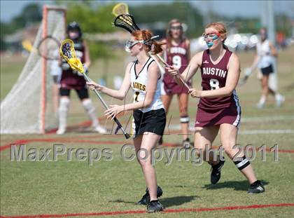 Thumbnail 3 in St. Agnes Academy v Austin (D2 TGHSLL State Quarterfinal) photogallery.