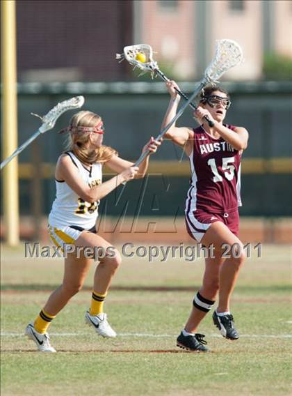Thumbnail 1 in St. Agnes Academy v Austin (D2 TGHSLL State Quarterfinal) photogallery.