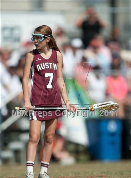 Thumbnail 3 in St. Agnes Academy v Austin (D2 TGHSLL State Quarterfinal) photogallery.