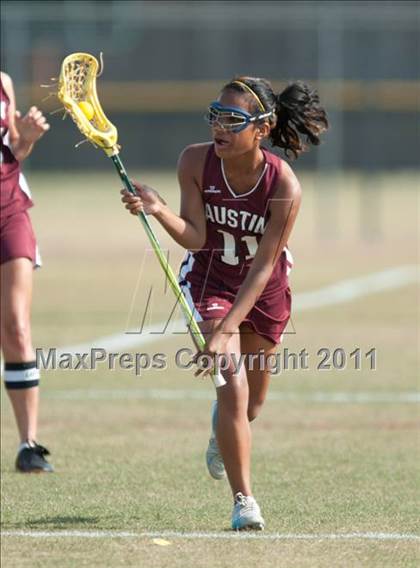 Thumbnail 2 in St. Agnes Academy v Austin (D2 TGHSLL State Quarterfinal) photogallery.